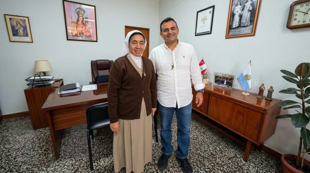 madre Hermila Duárez Montenegro, superiora general de las Religiosas Concepcionistas Franciscanas de Copacabana